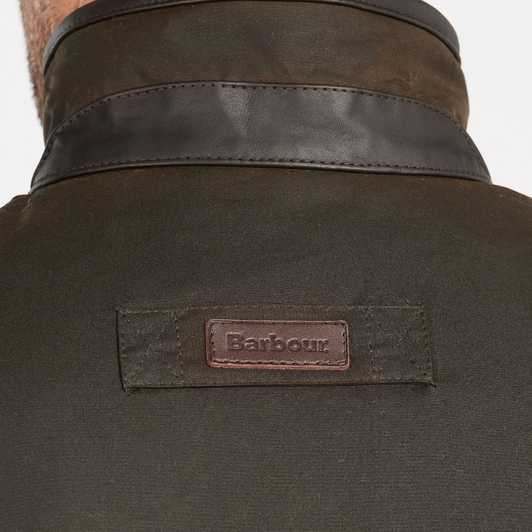 Barbour Men's Hereford Wax Jacket in Olive
