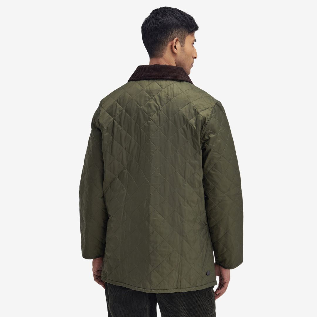 Barbour Men's Heritage Liddesdale Quilted Jacket in Olive