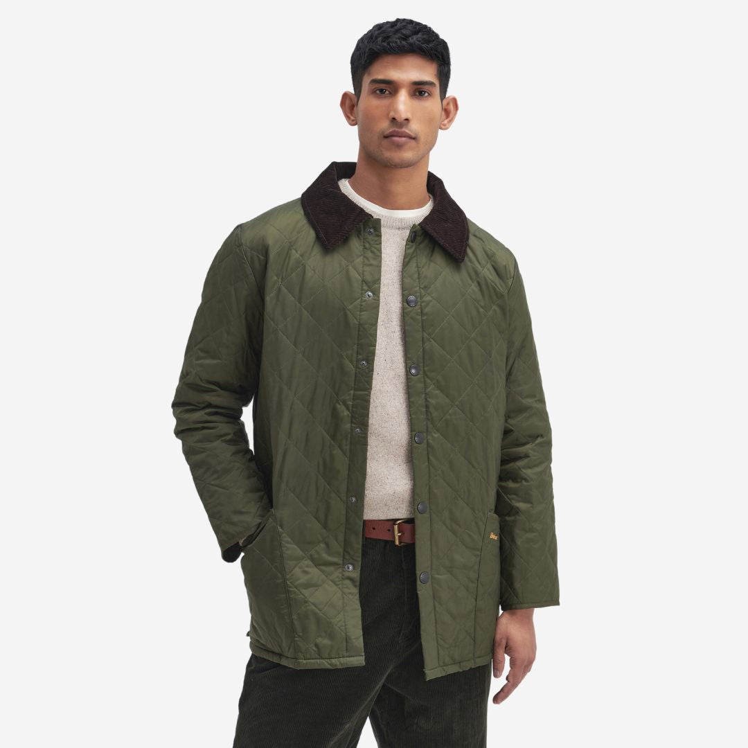 Barbour Men s Heritage Liddesdale Quilted Jacket in Olive