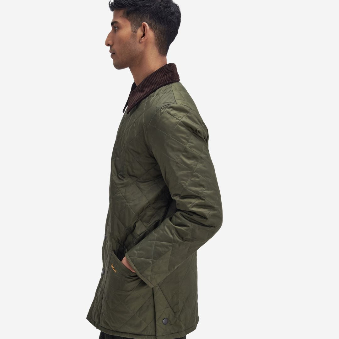 Barbour Men's Heritage Liddesdale Quilted Jacket in Olive