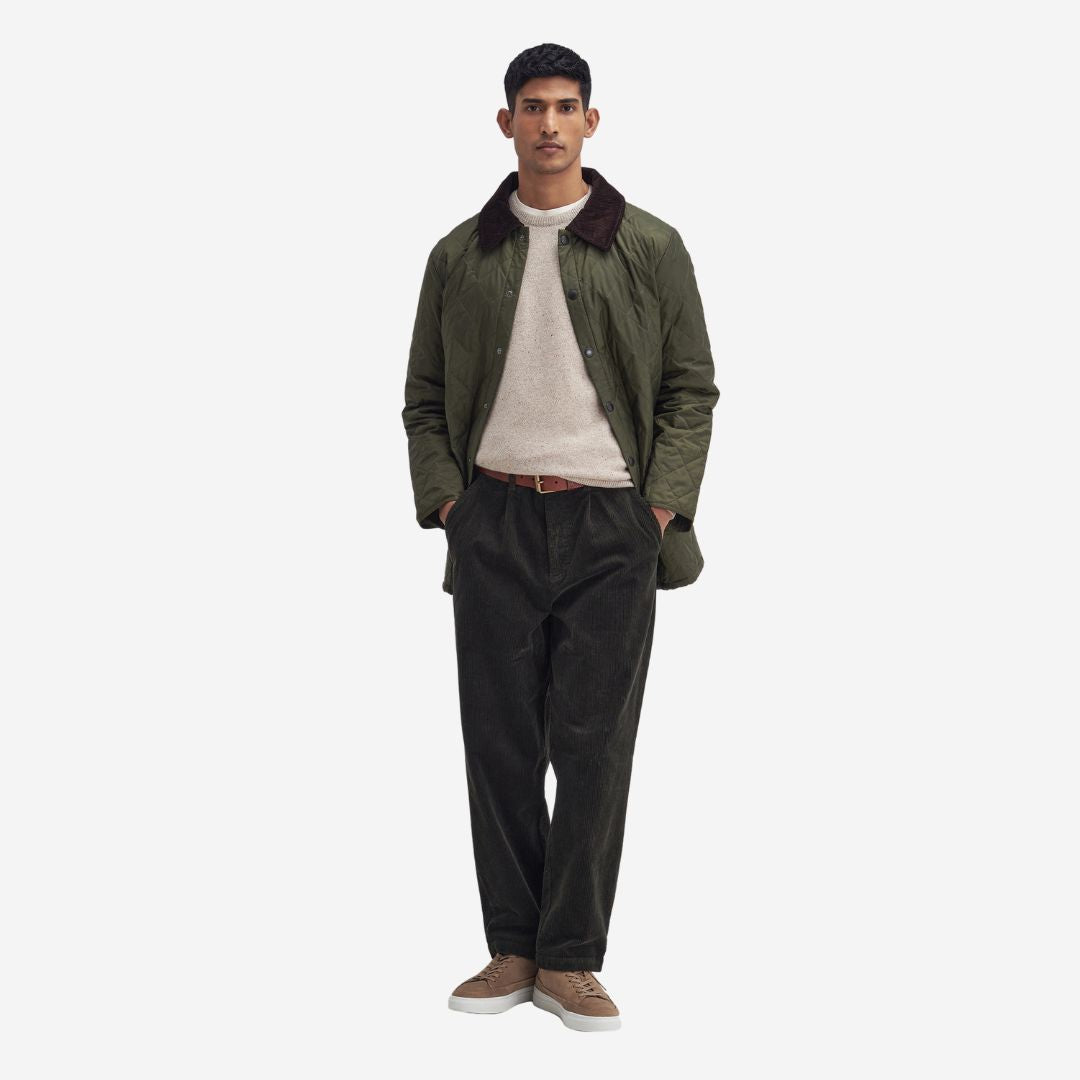Barbour Men's Heritage Liddesdale Quilted Jacket in Olive