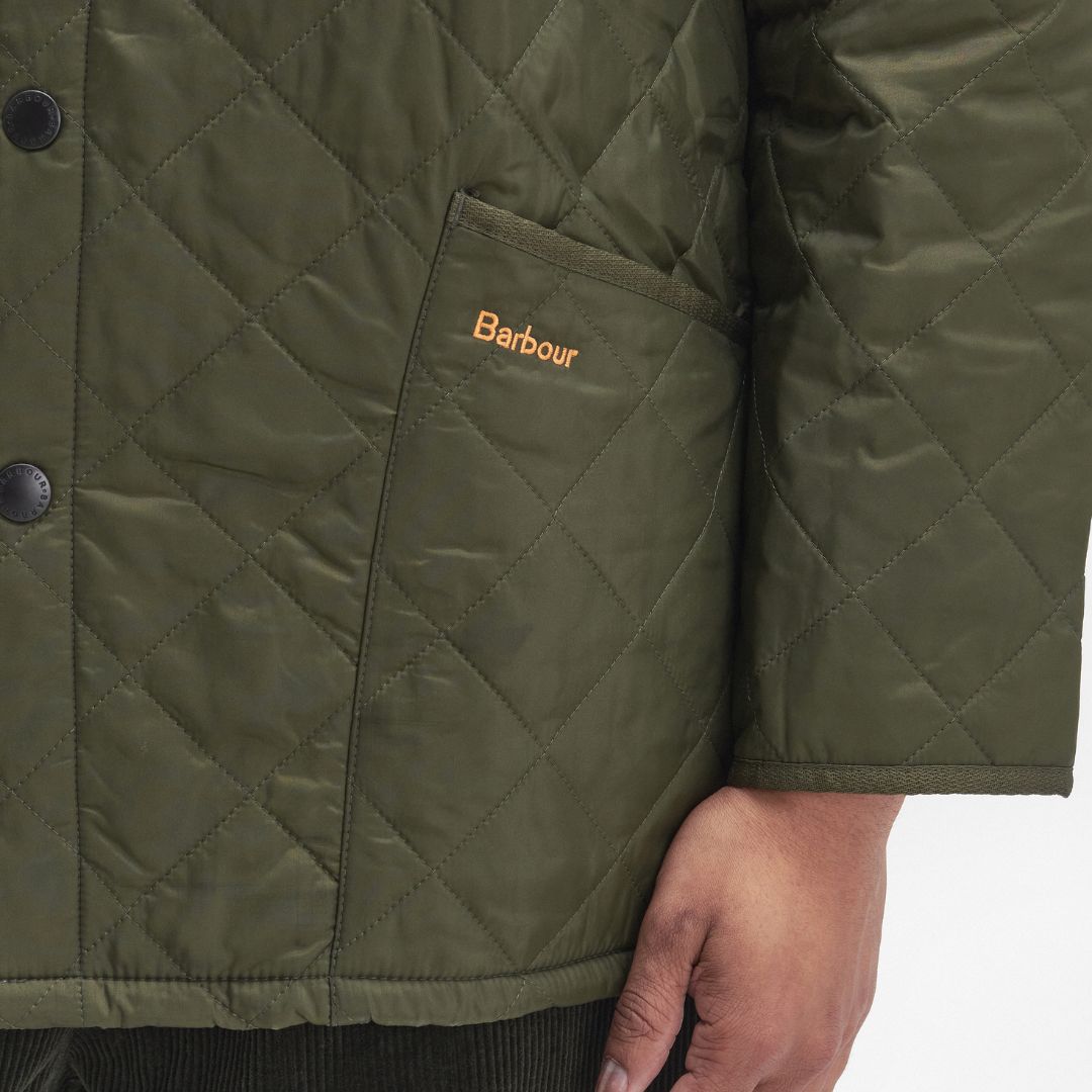 Barbour Men's Heritage Liddesdale Quilted Jacket in Olive