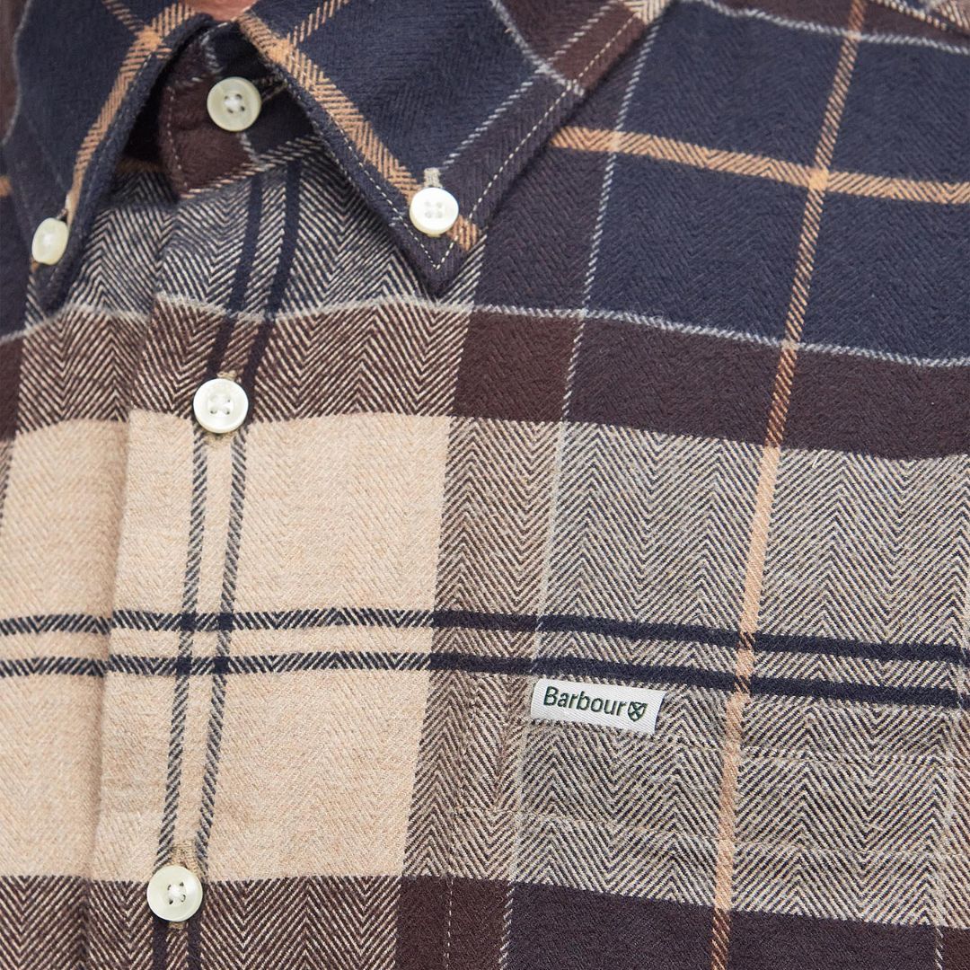 Barbour Men's Hogside Tartan Shirt in Autumn Dress