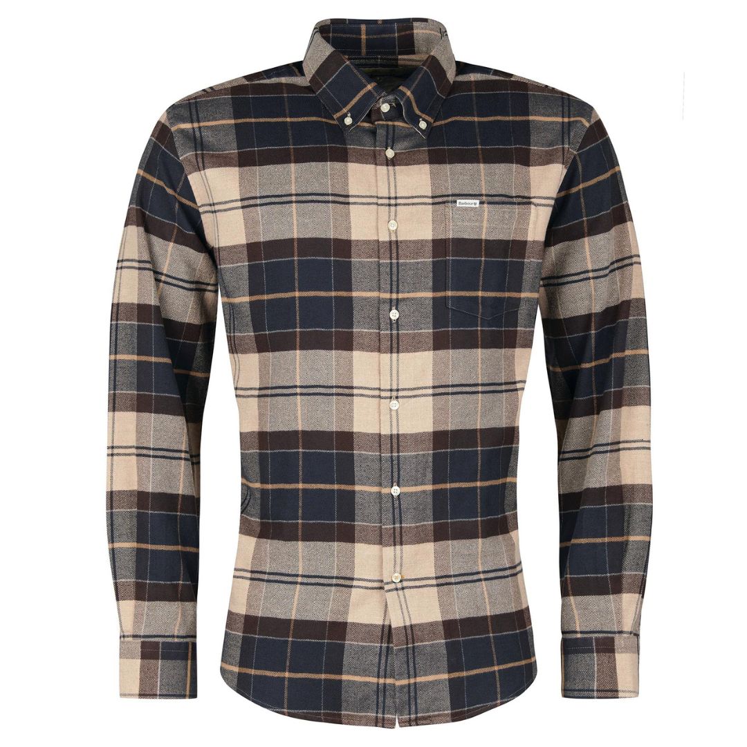 Barbour Men's Hogside Tartan Shirt in Autumn Dress