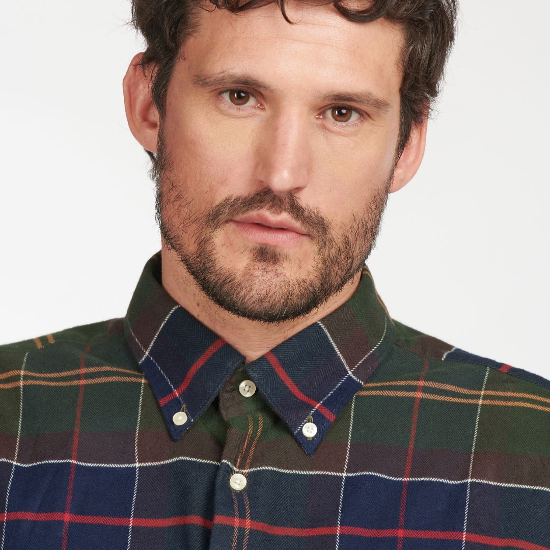 Barbour Men's Hogside Tartan Shirt in Classic Tartan