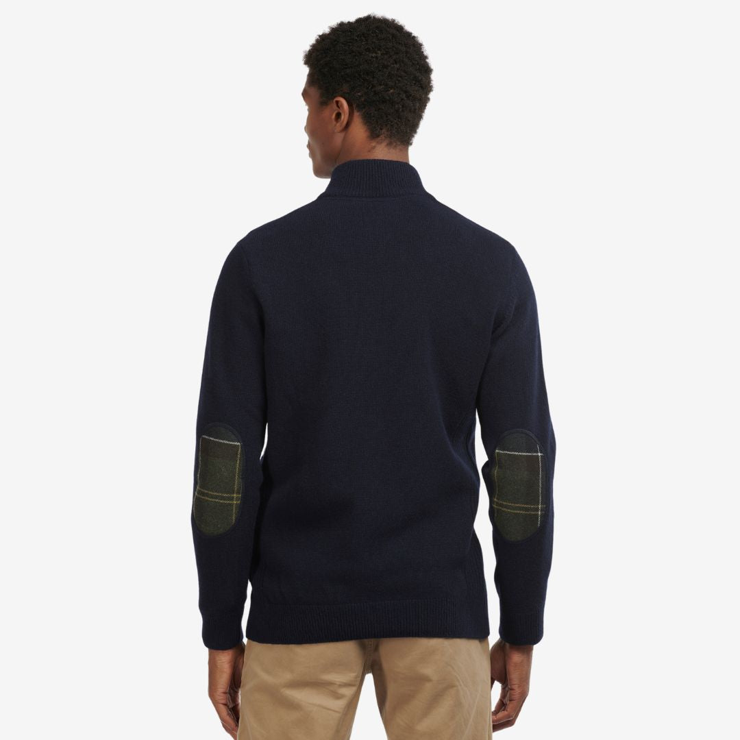 Barbour Men's Holden Half Zip Jumper in Navy