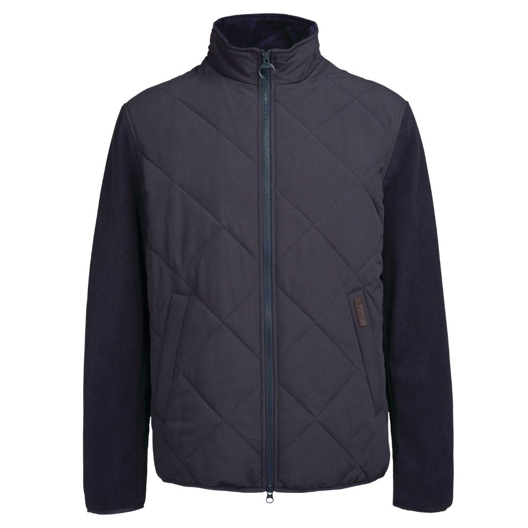 Barbour Men's Hybrid Fleece Jacket in Navy