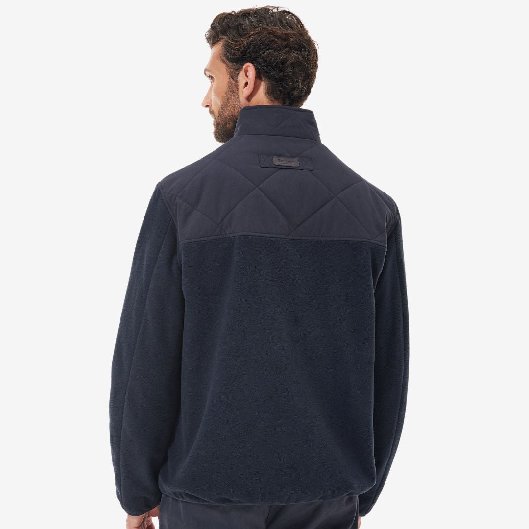 Barbour Men's Hybrid Fleece Jacket in Navy