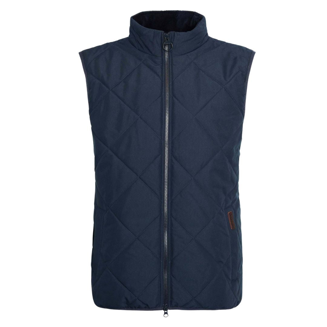 Barbour Men's Hybrid Quilted Gilet in Navy