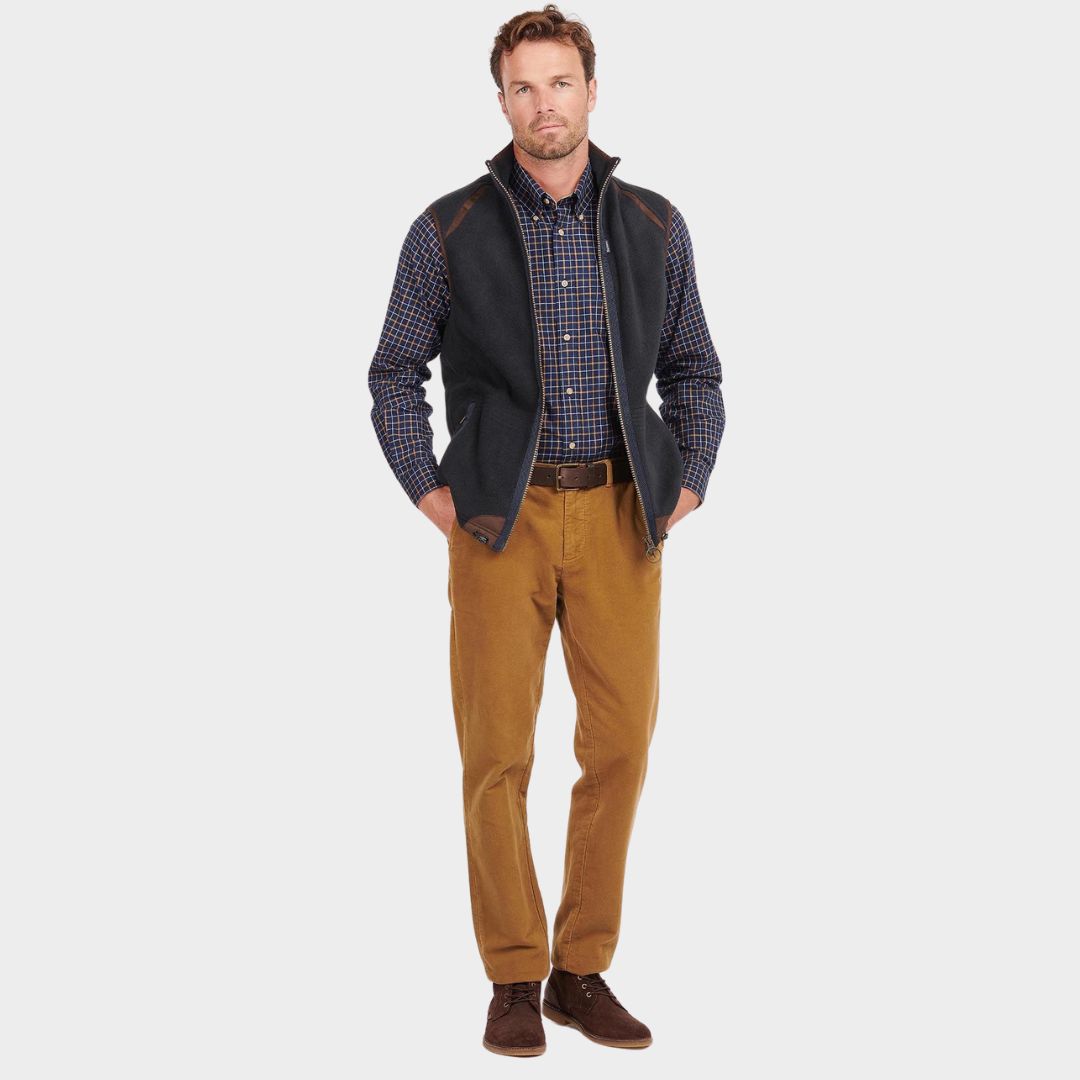 Barbour Men's Langdale Fleece Gilet in Navy