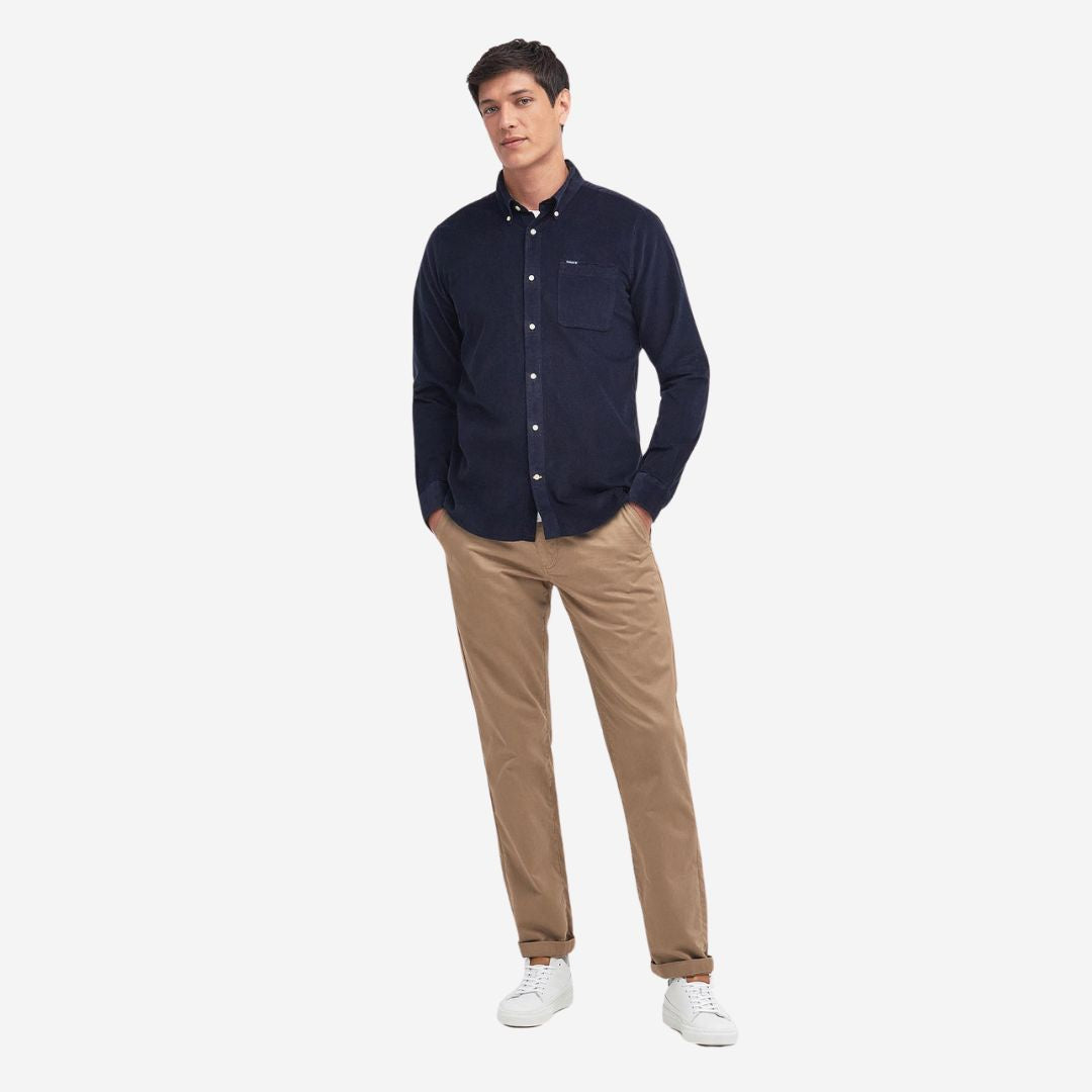 Barbour Men's Ramsey Tailored Fit Shirt in Navy