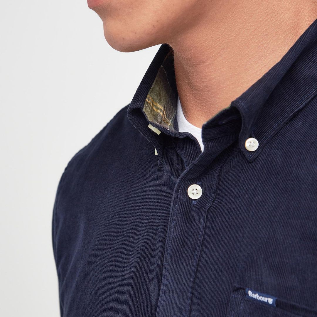 Barbour Men's Ramsey Tailored Fit Shirt in Navy