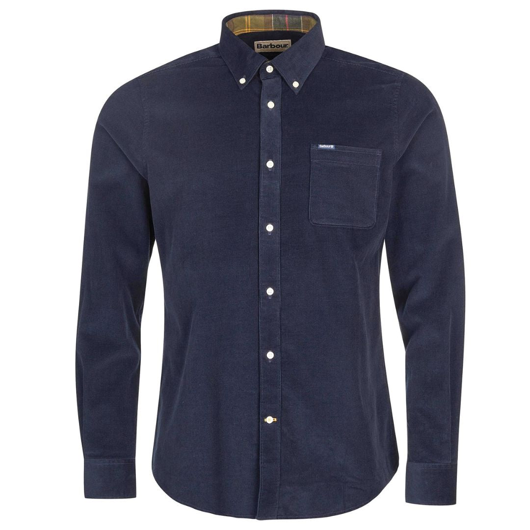 Barbour Men's Ramsey Tailored Fit Shirt in Navy
