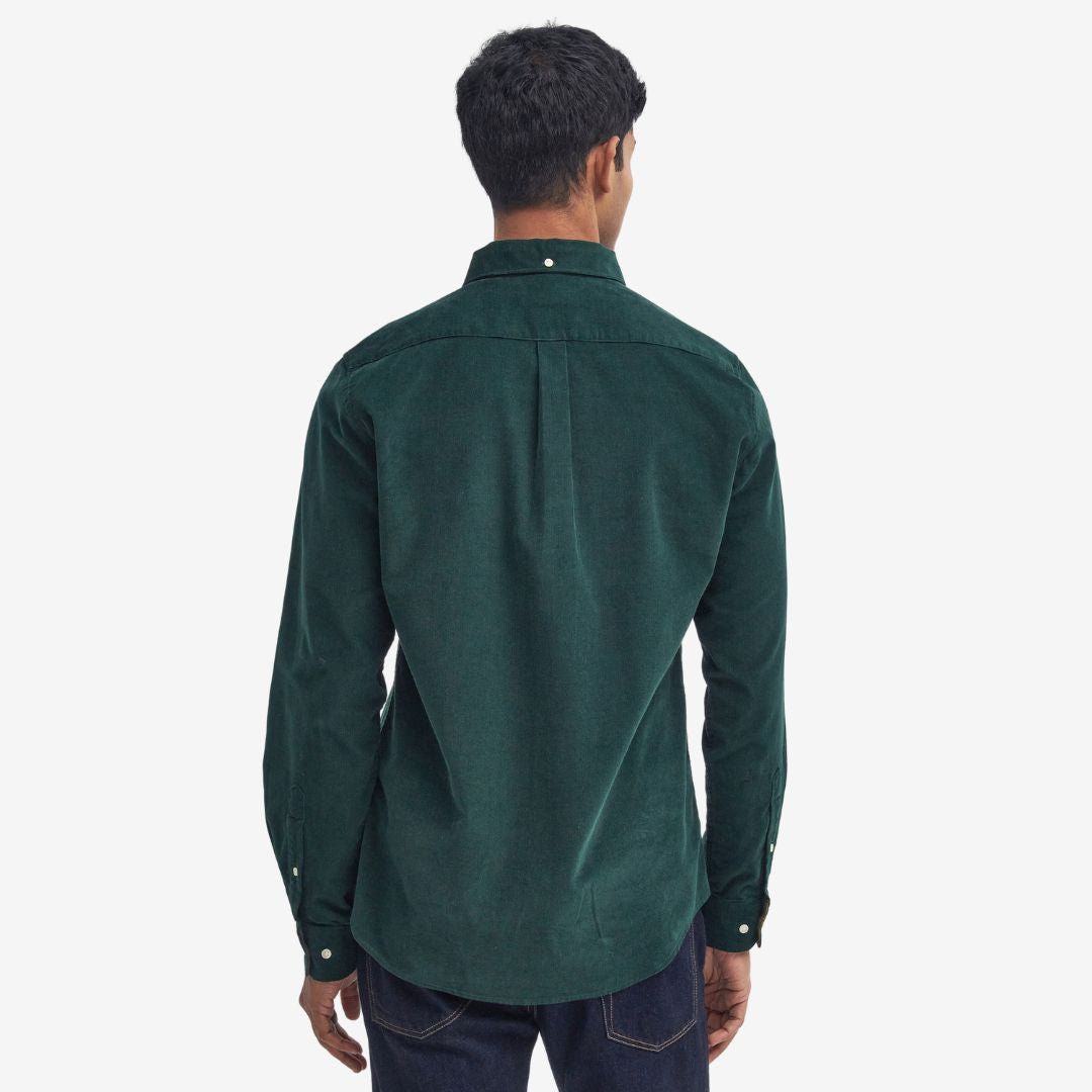 Barbour Men's Ramsey Tailored Long-Sleeved Shirt in Seaweed