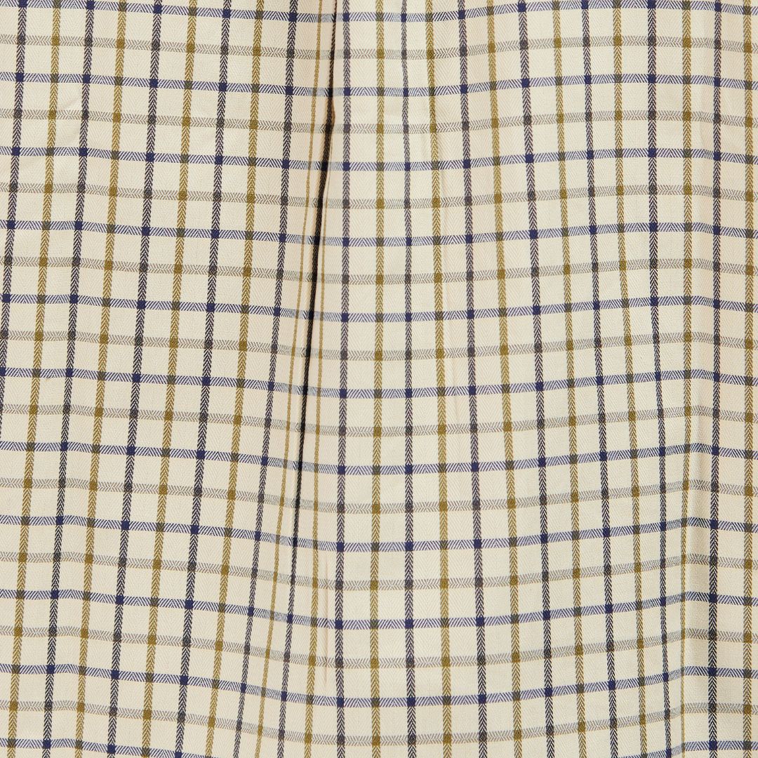 Barbour Men's Sporting Regular Long-Sleeved Shirt in Navy & Olive