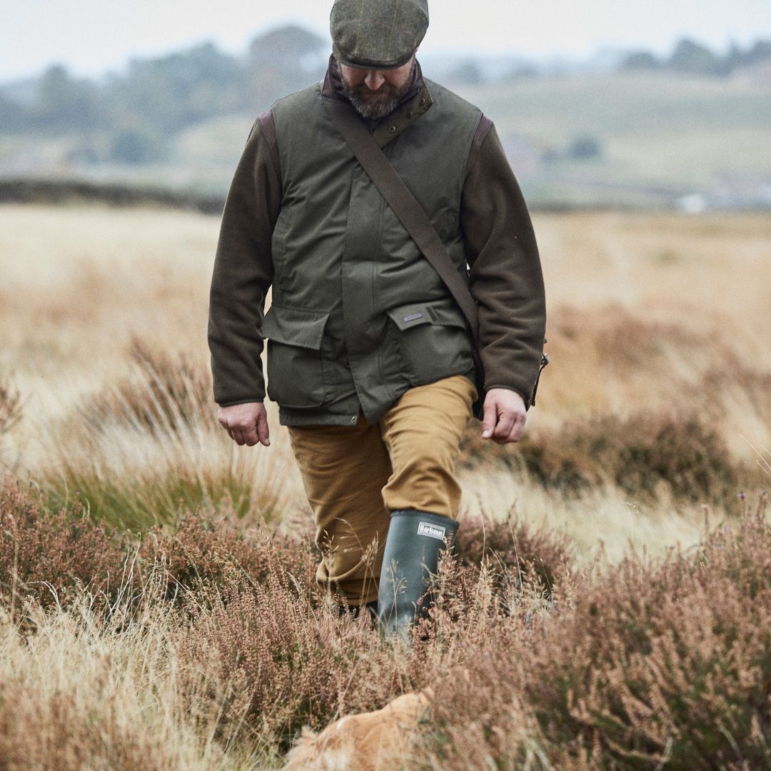 Barbour Men's Tempest Wellington Boots in Olive