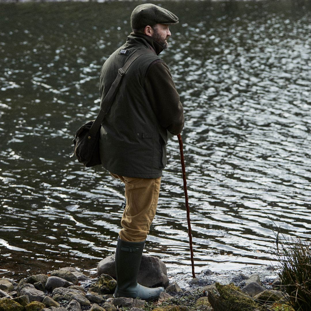 Barbour Men's Tempest Wellington Boots in Olive