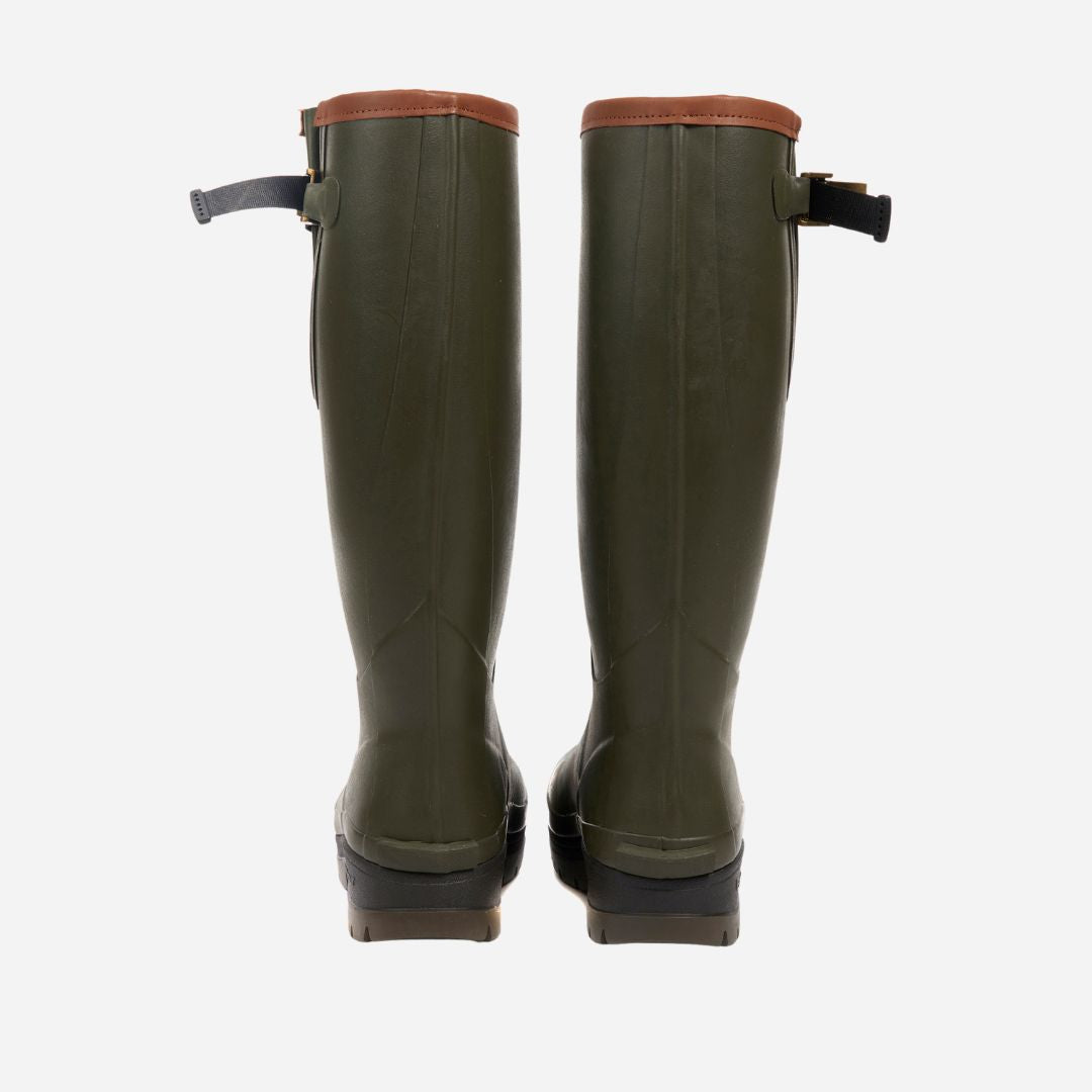 Barbour Men's Tempest Wellington Boots in Olive