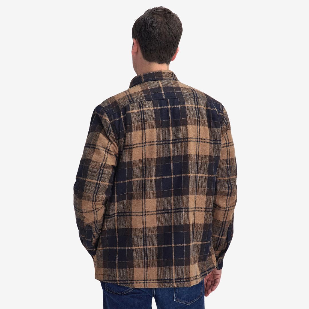 Barbour Men's Willberry Overshirt in Autumn Dress