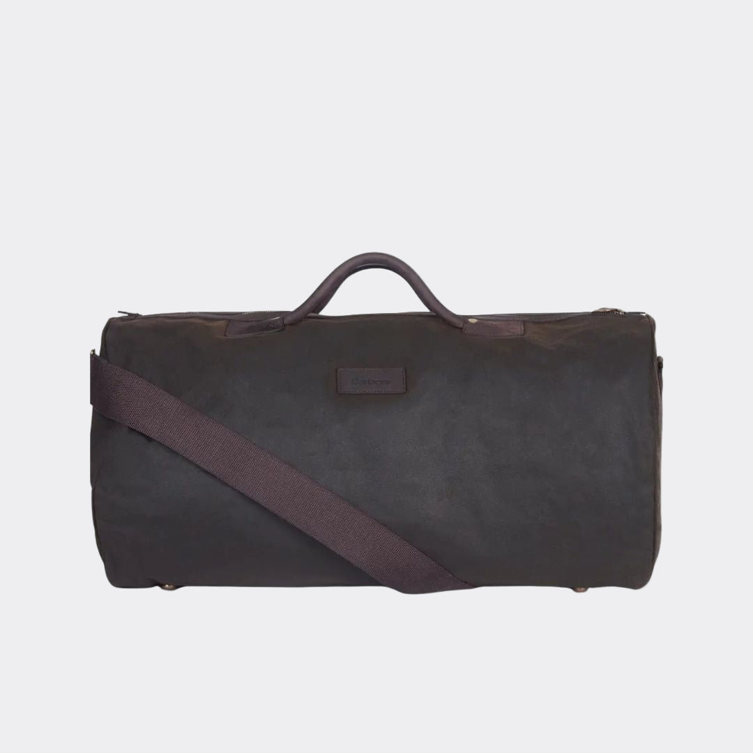 Barbour Wax Holdall Travel Bag in Olive