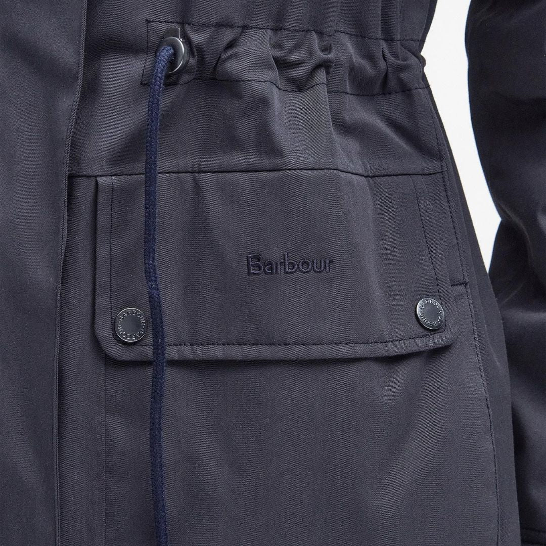 Barbour Women's Bowlees Waterproof Jacket in Dark Navy