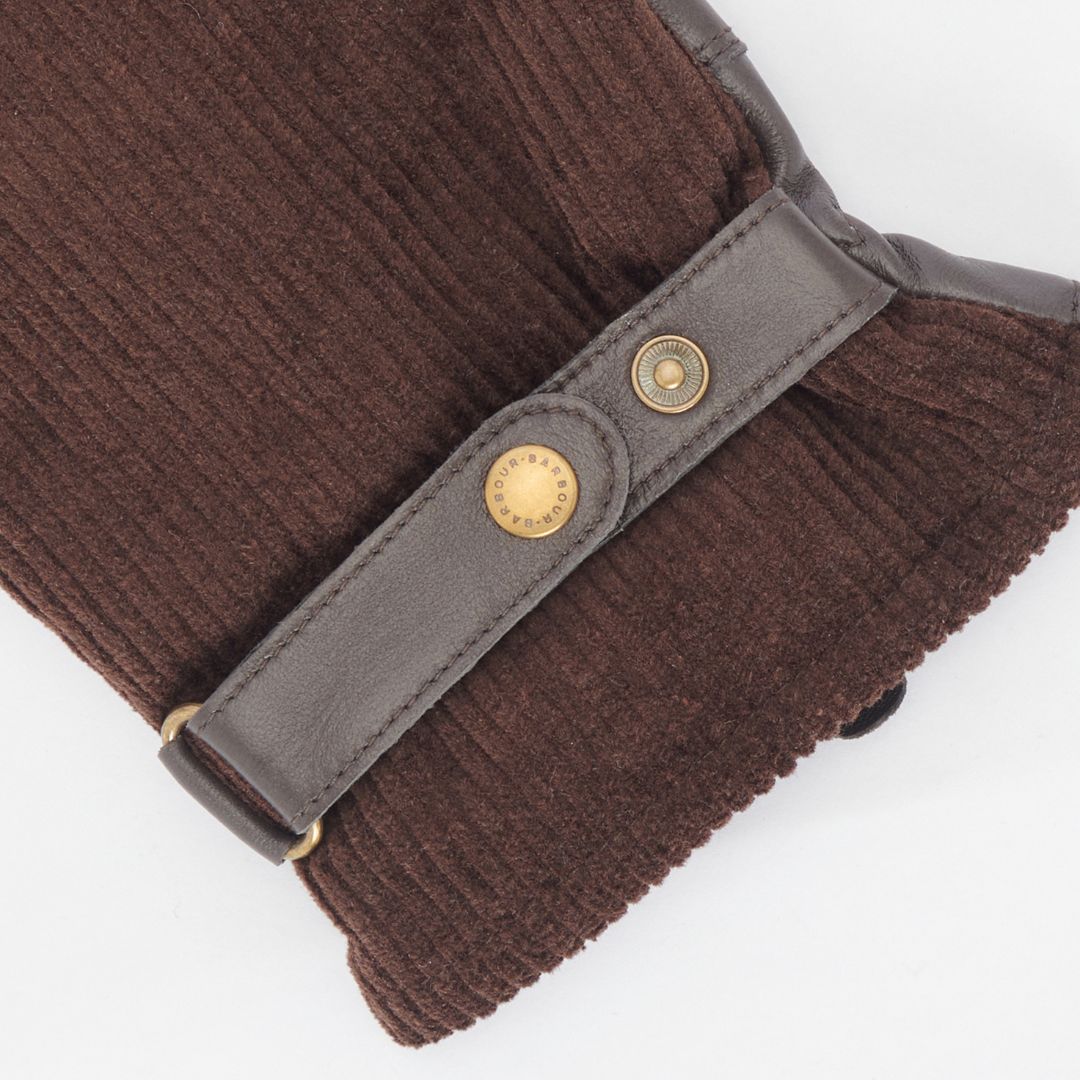 Barbour Women's Nelson Leather Gloves in Brown