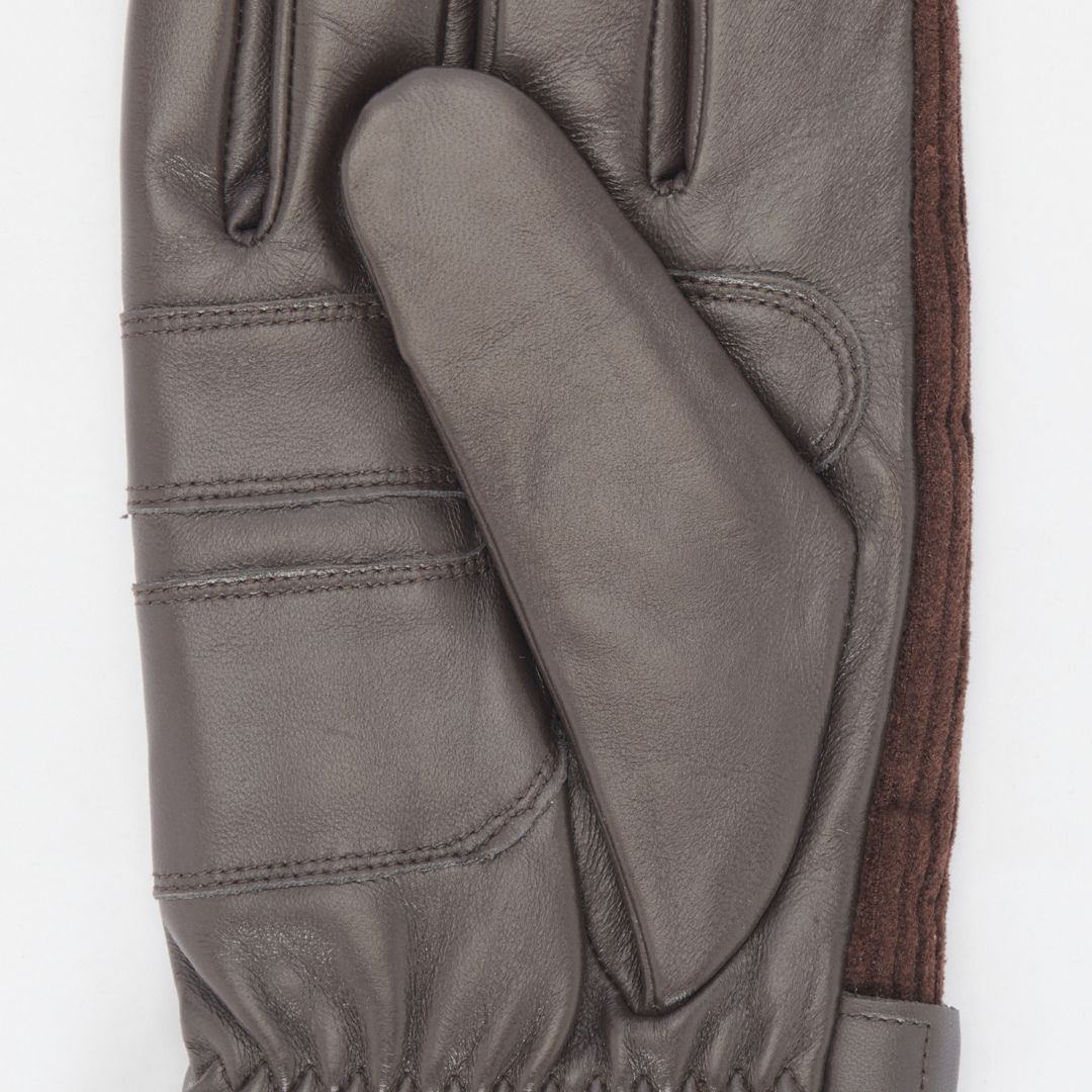 Barbour Women's Nelson Leather Gloves in Brown