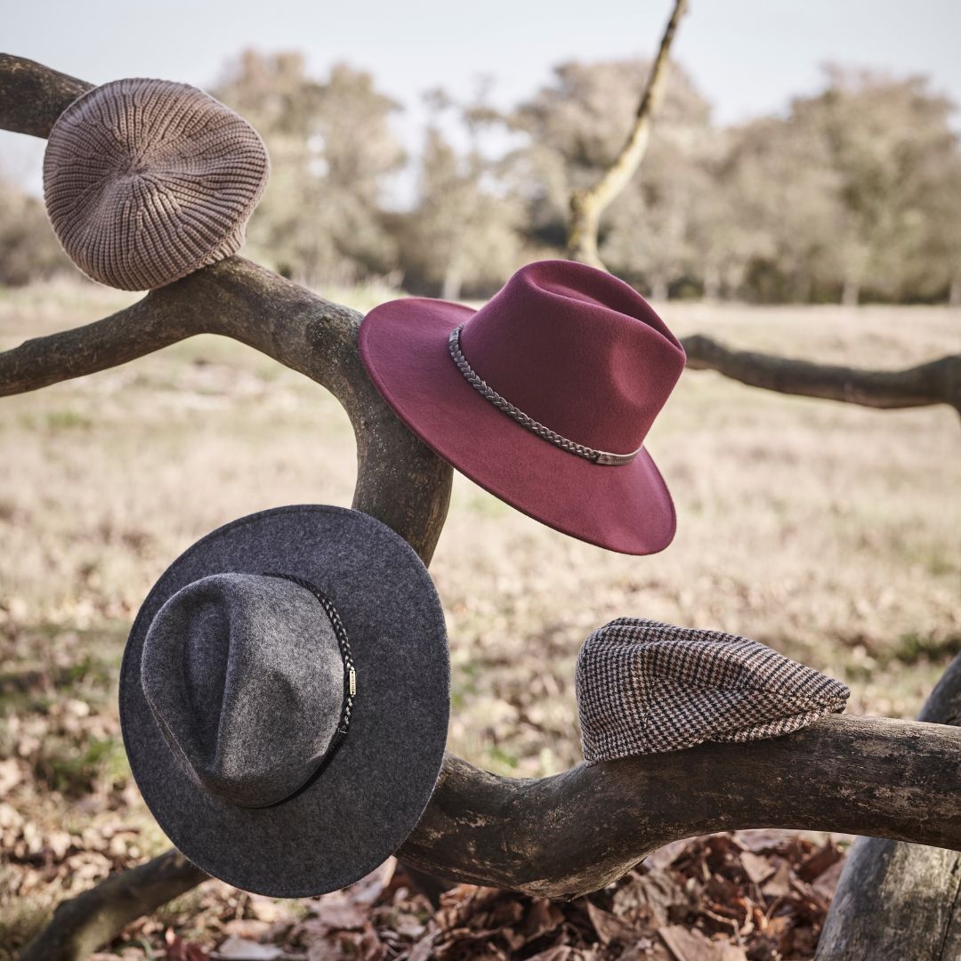 Barbour Women's Tack Fedora in Cabernet
