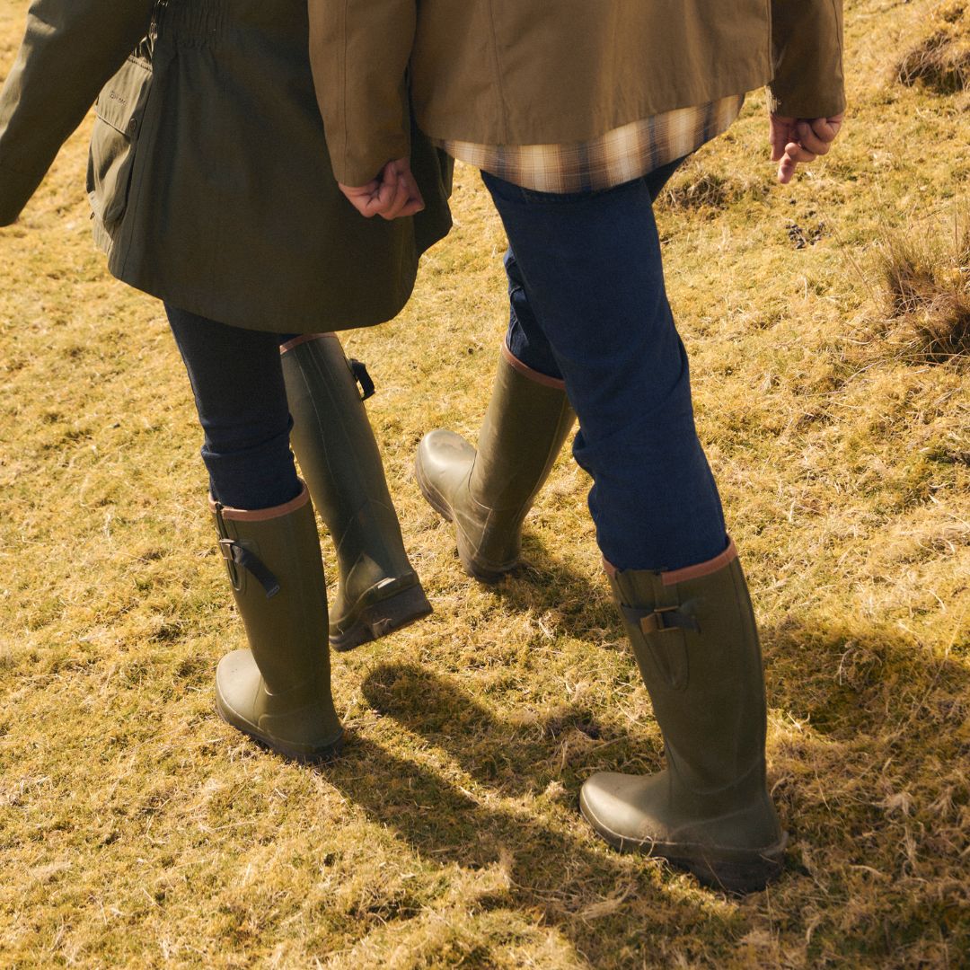 Barbour Women's Tempest Wellington Boots in Olive