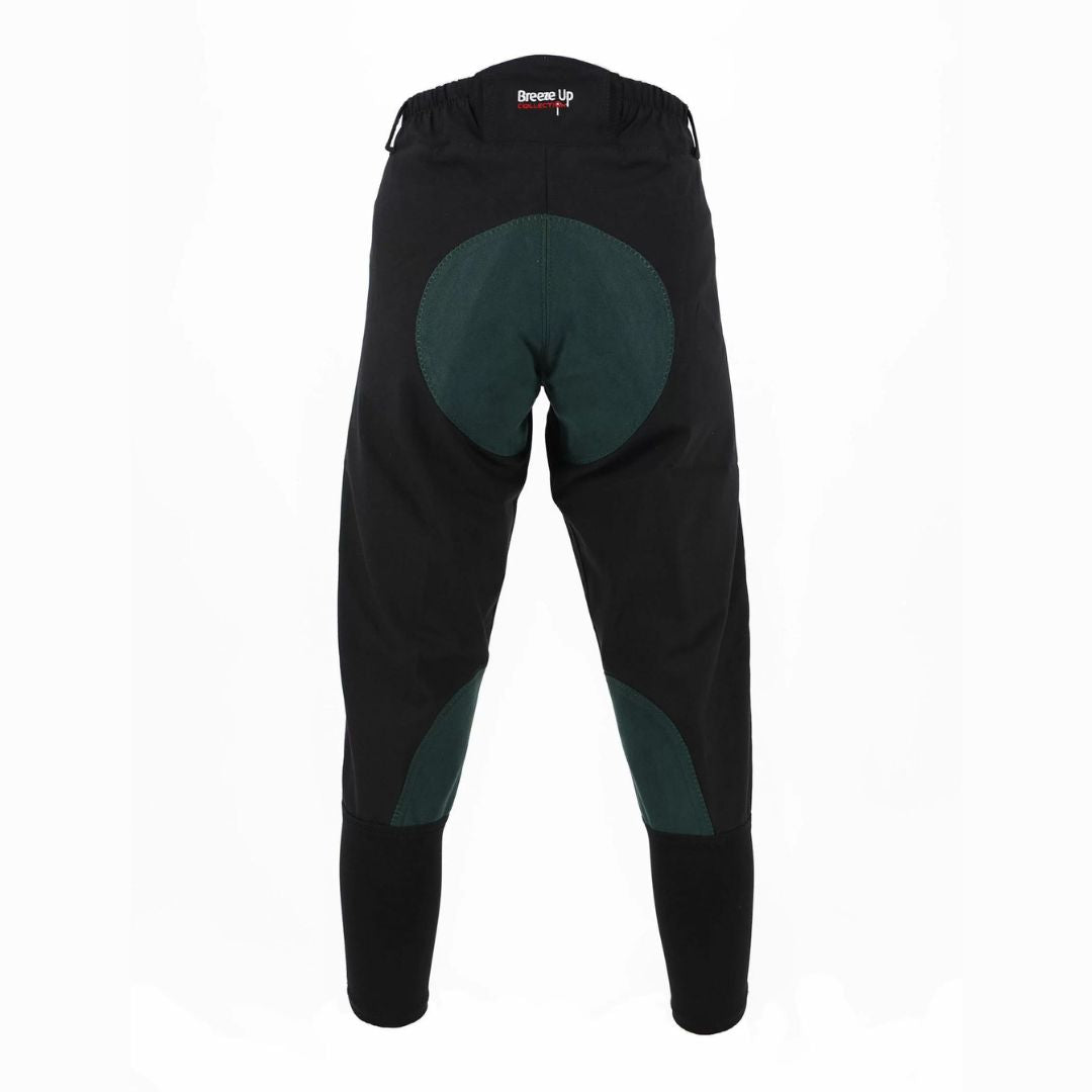 Celtic Equine Breeze Up Exercise Breech in Black & Green