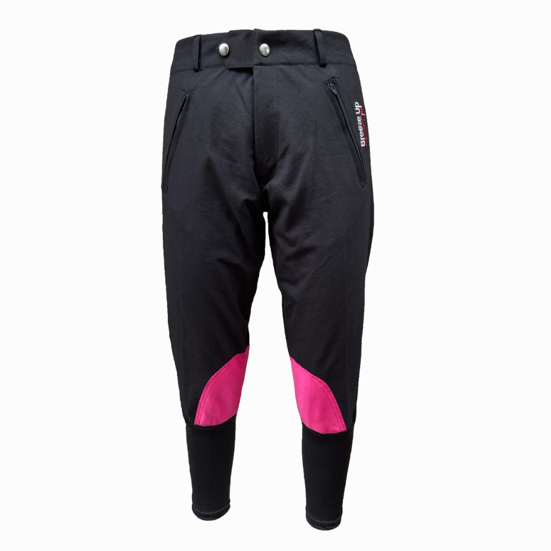 Celtic Equine Breeze Up Exercise Breech Black & Pink