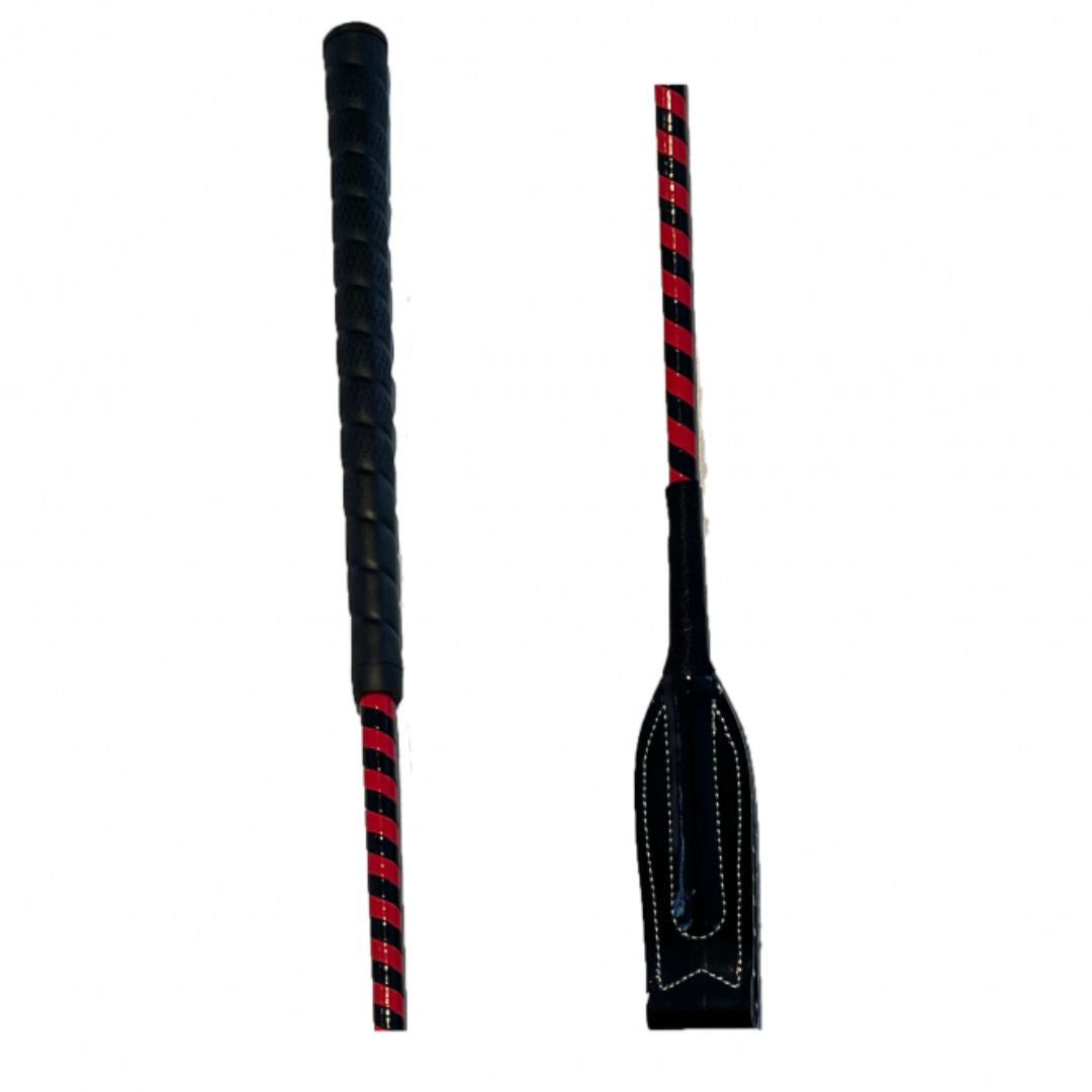 Celtic Equine General Riding Whip in Red & Black