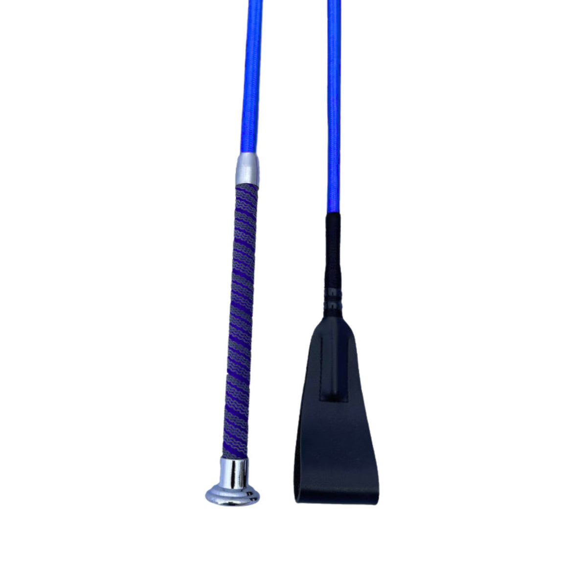 Celtic Equine Riding Bat Whip in Blue
