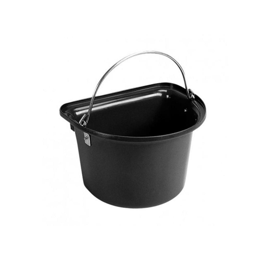 Celtic Equine Stubbs Flat Back Bucket in Black