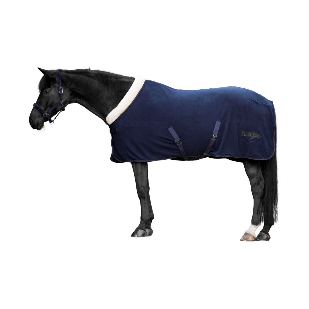 Covalliero Fleece Horse Rug in Dark Navy