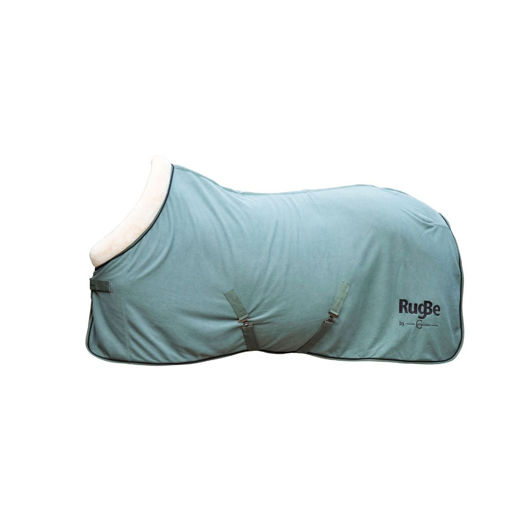 Covalliero Fleece Horse Rug in Jade Green