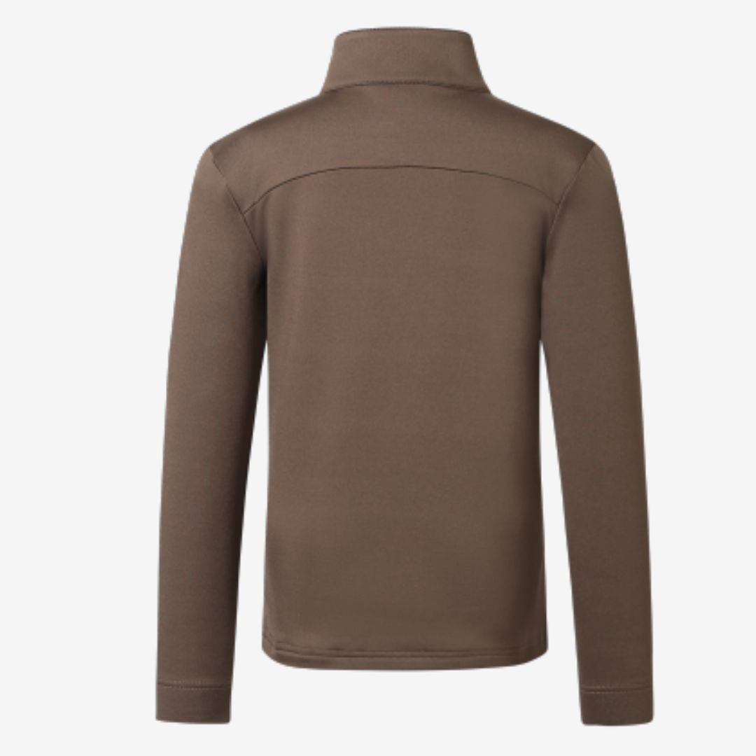 Covalliero Kids Active Shirt in Coffee