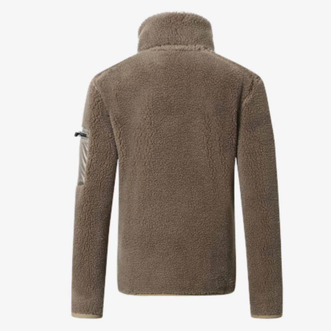 Covalliero Kids Fleece Jumper in Taupe
