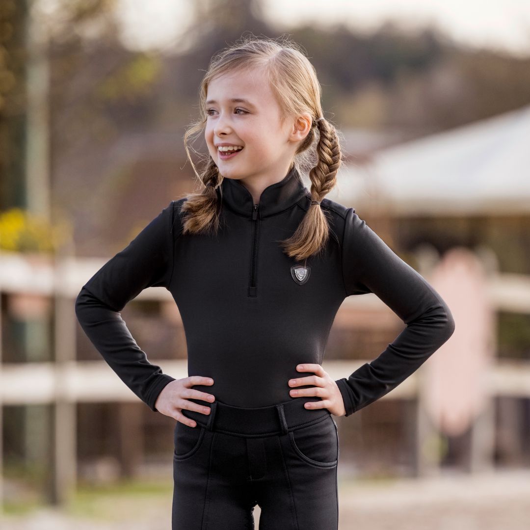 Stivali Da Equitazione Covalliero Kinderminichaps - Taglia 128, Nero/Rosa, Ecopelle - Foto 13