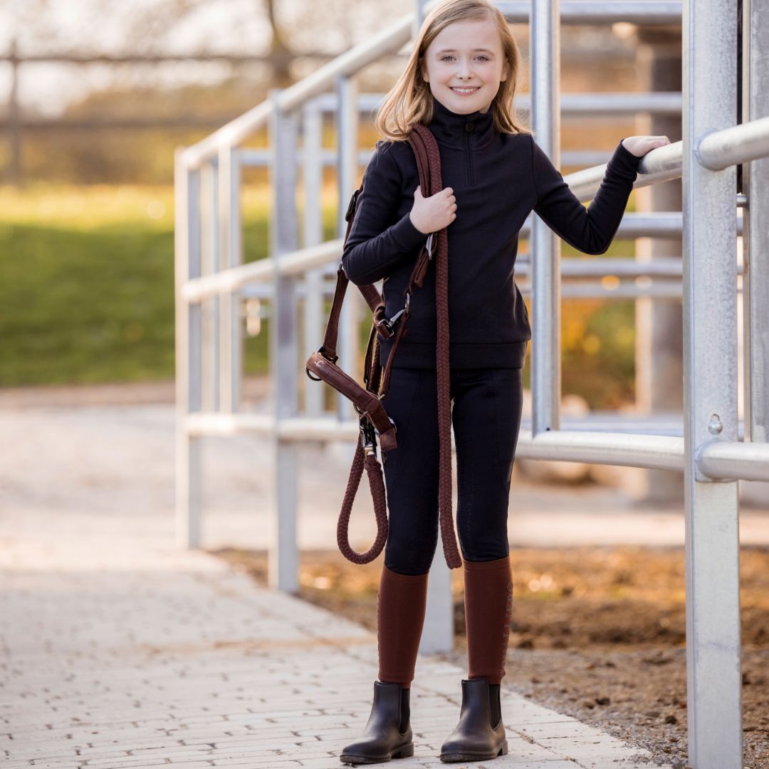Covalliero Kids Riding Tight Grip in Dark Navy