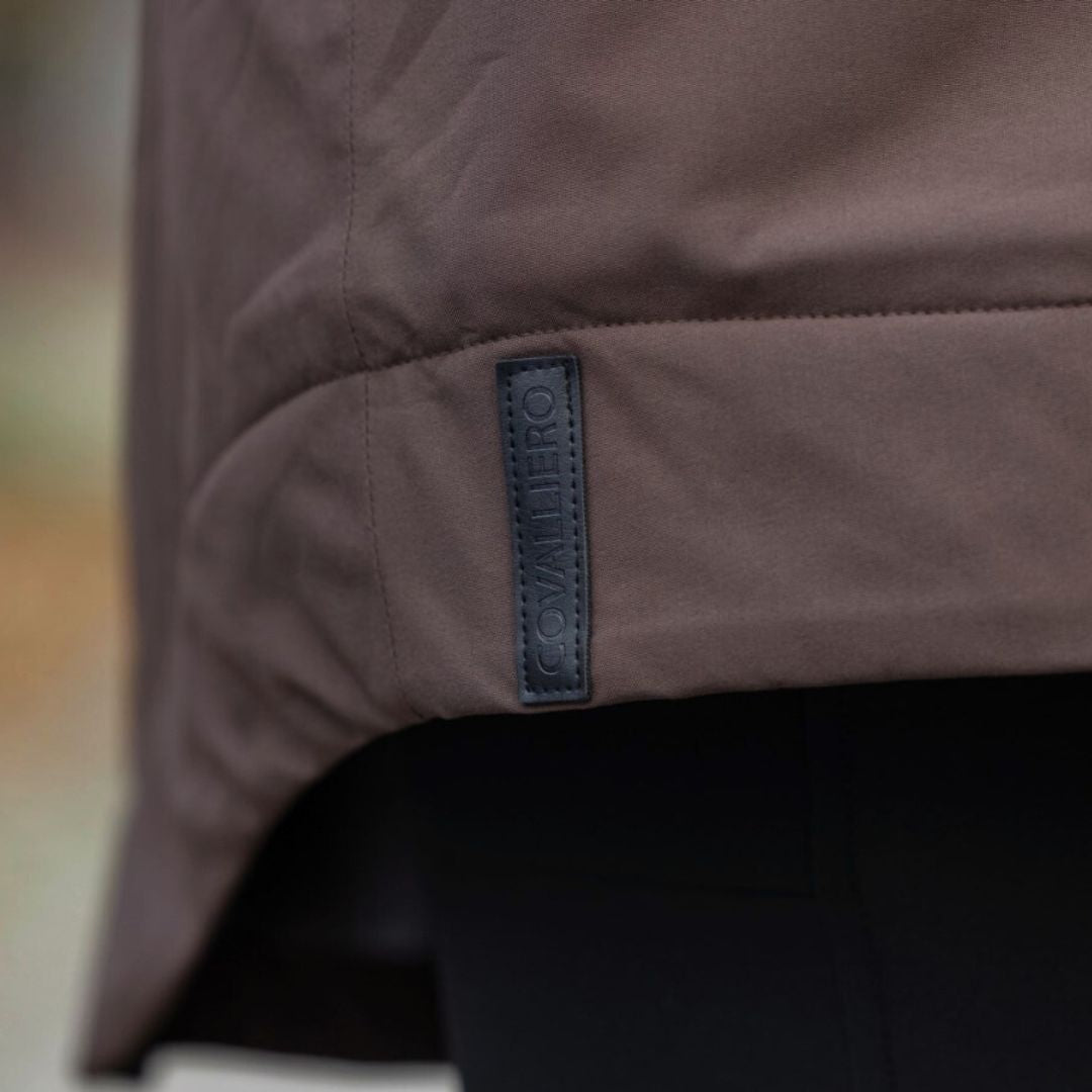 Covalliero Women's Parka Coat in Coffee