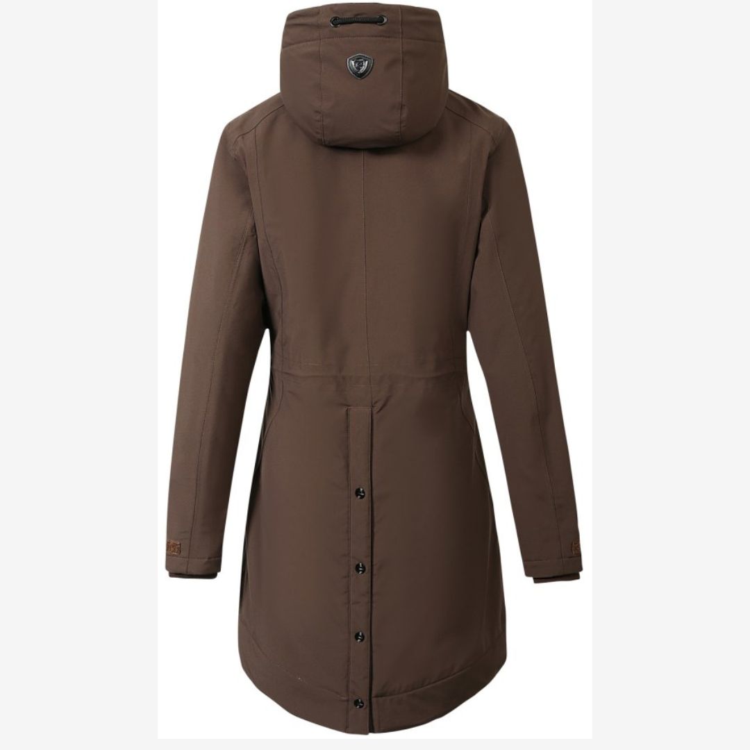 Covalliero Women's Parka Coat in Coffee
