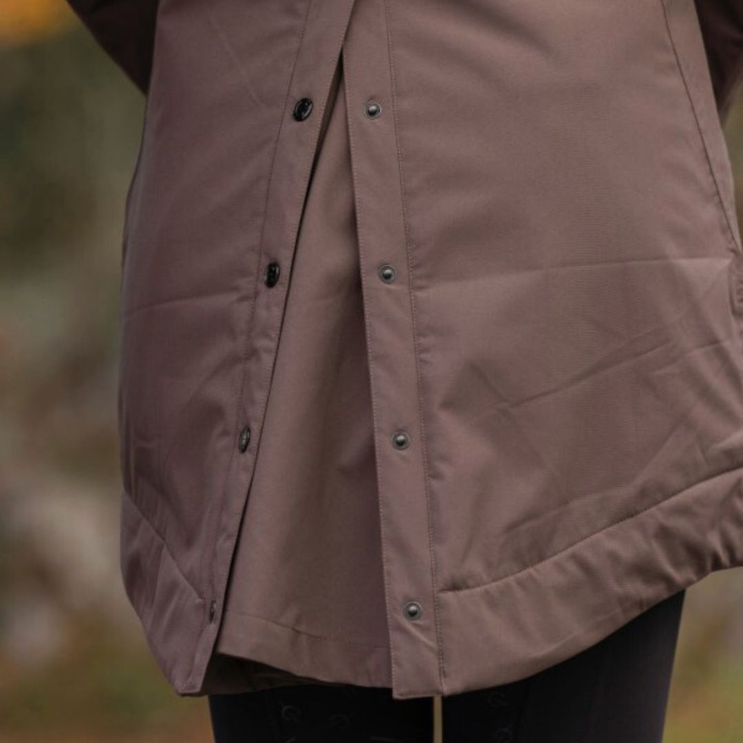 Covalliero Women's Parka Coat in Coffee