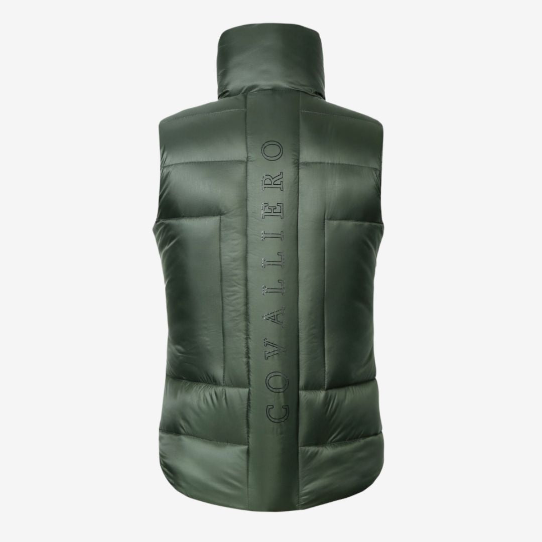 Covalliero Kids Quilted Bodywarmer in Opal Green