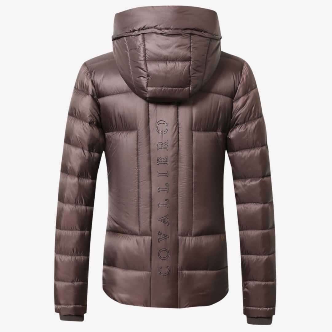 Covalliero Kids Quilted Jacket in Coffee