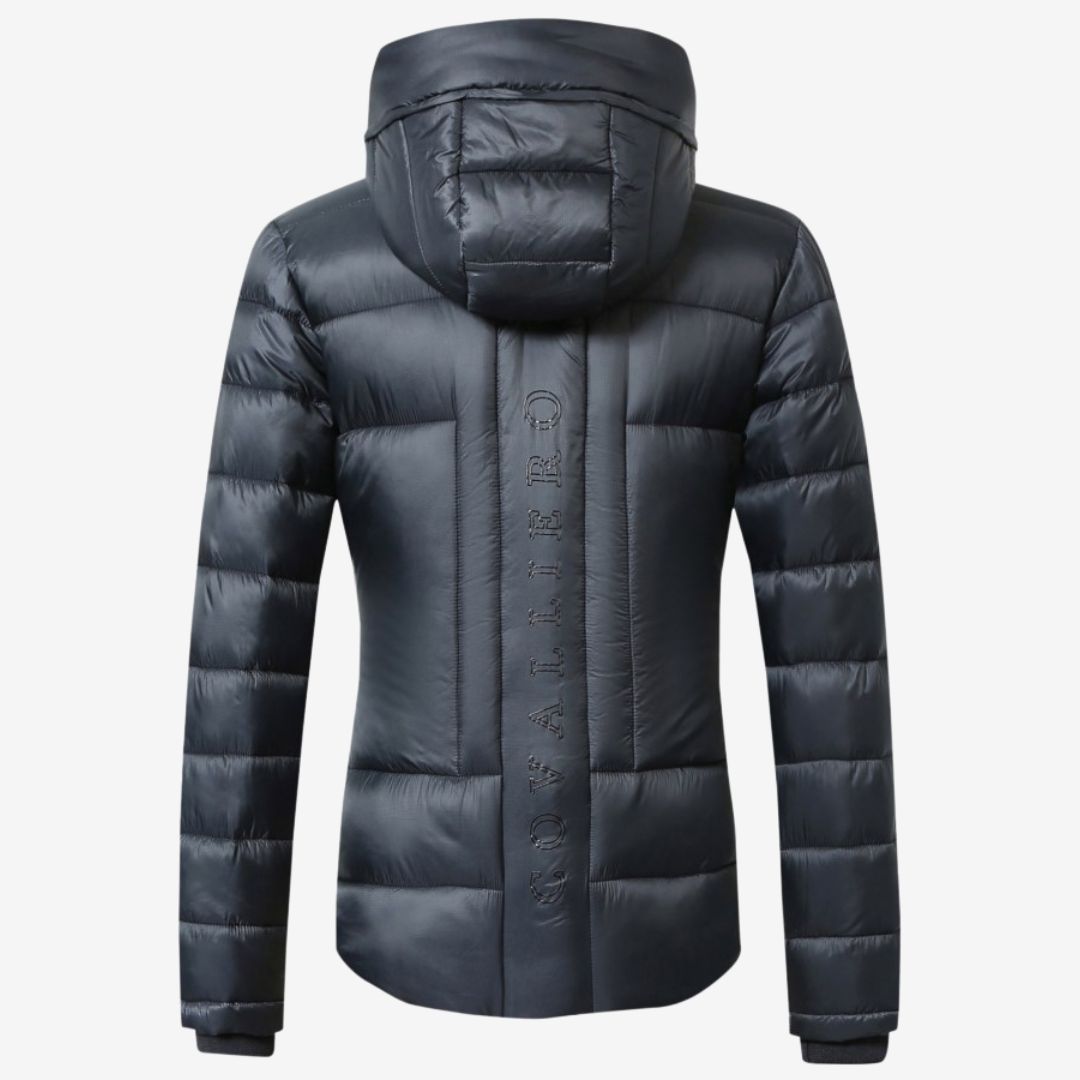 Covalliero Kids Quilted Jacket in Dark Navy