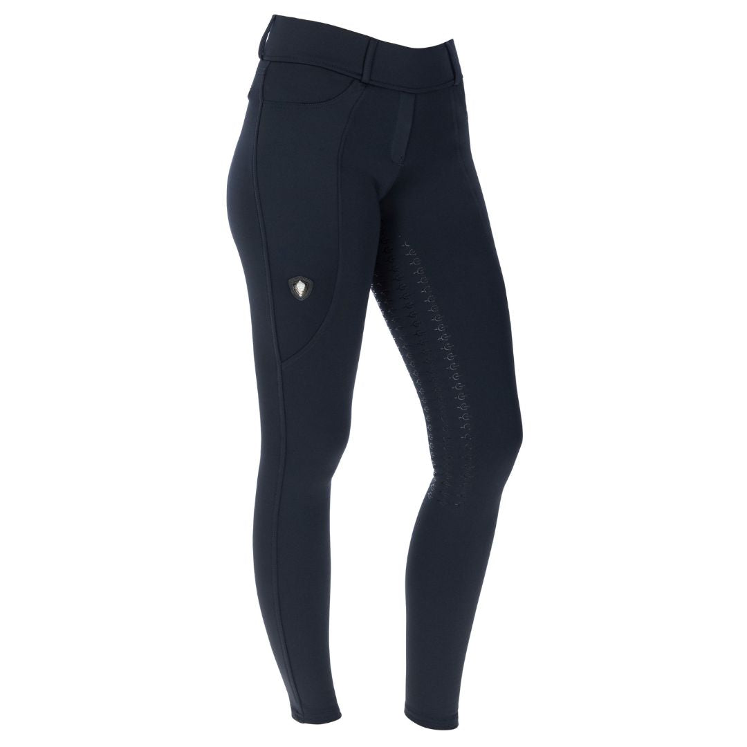 Covalliero Womens' Grip Riding Tight in Dark Navy