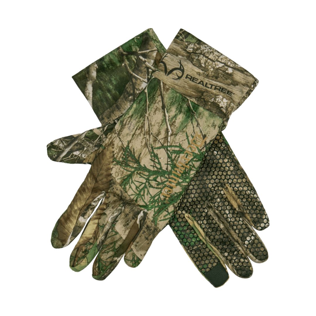 Deerhunter Approach Gloves With Silicone Grip in Realtree Timber