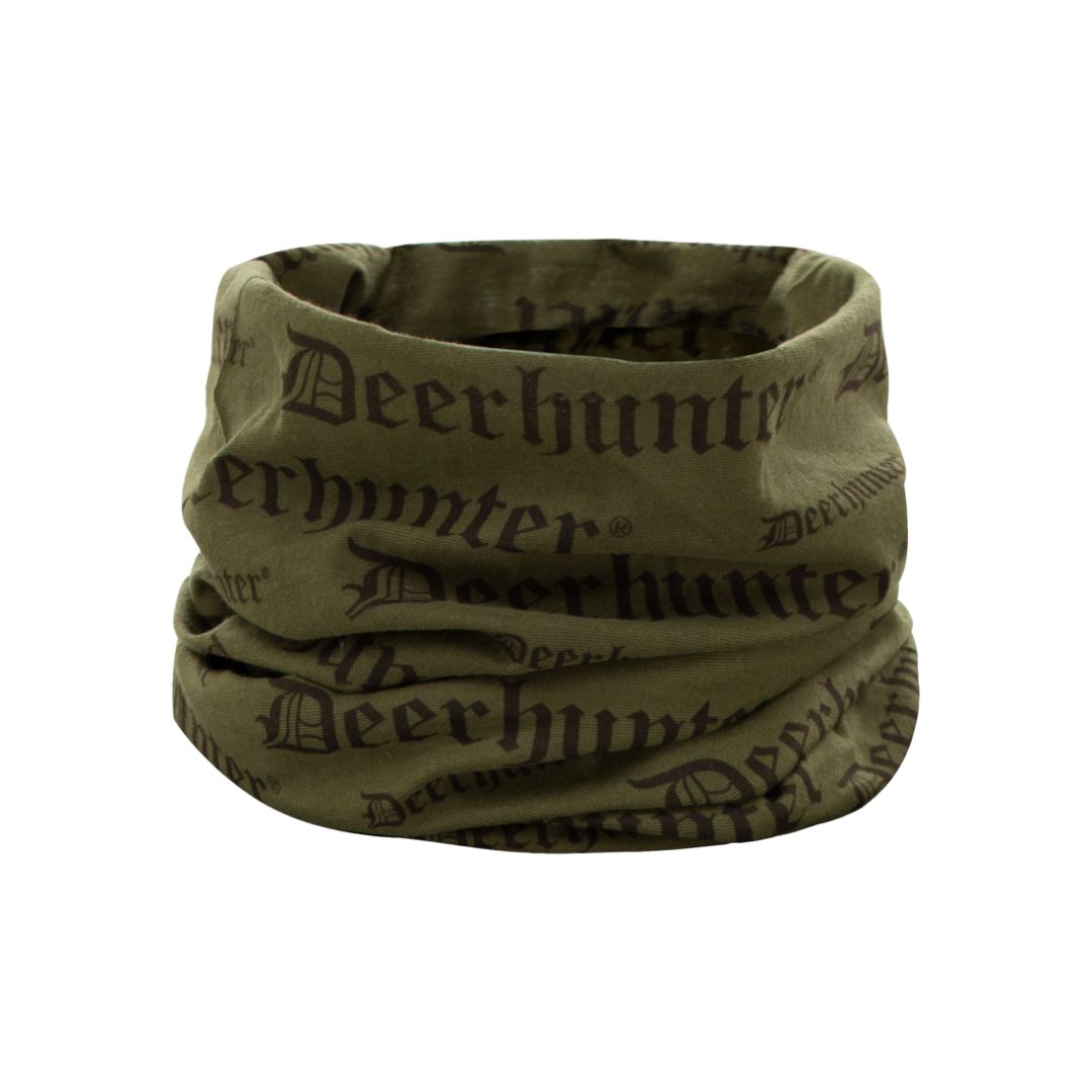 Deerhunter Logo Neck Tube in Tarmac Green