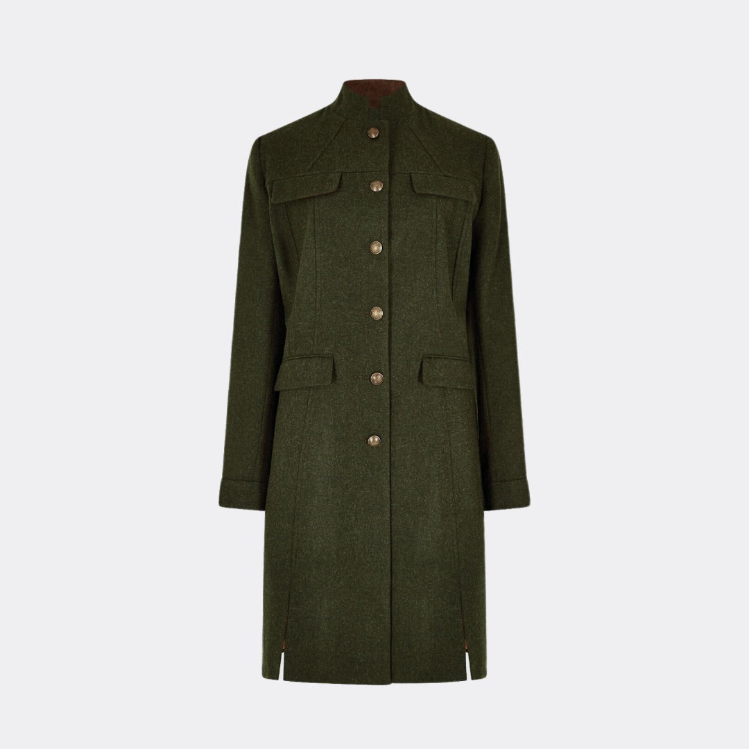Dubarry Women's Coolepark Tweed Coat in Loden